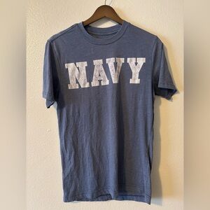 Aeropostale Blue Tee with Bold Print